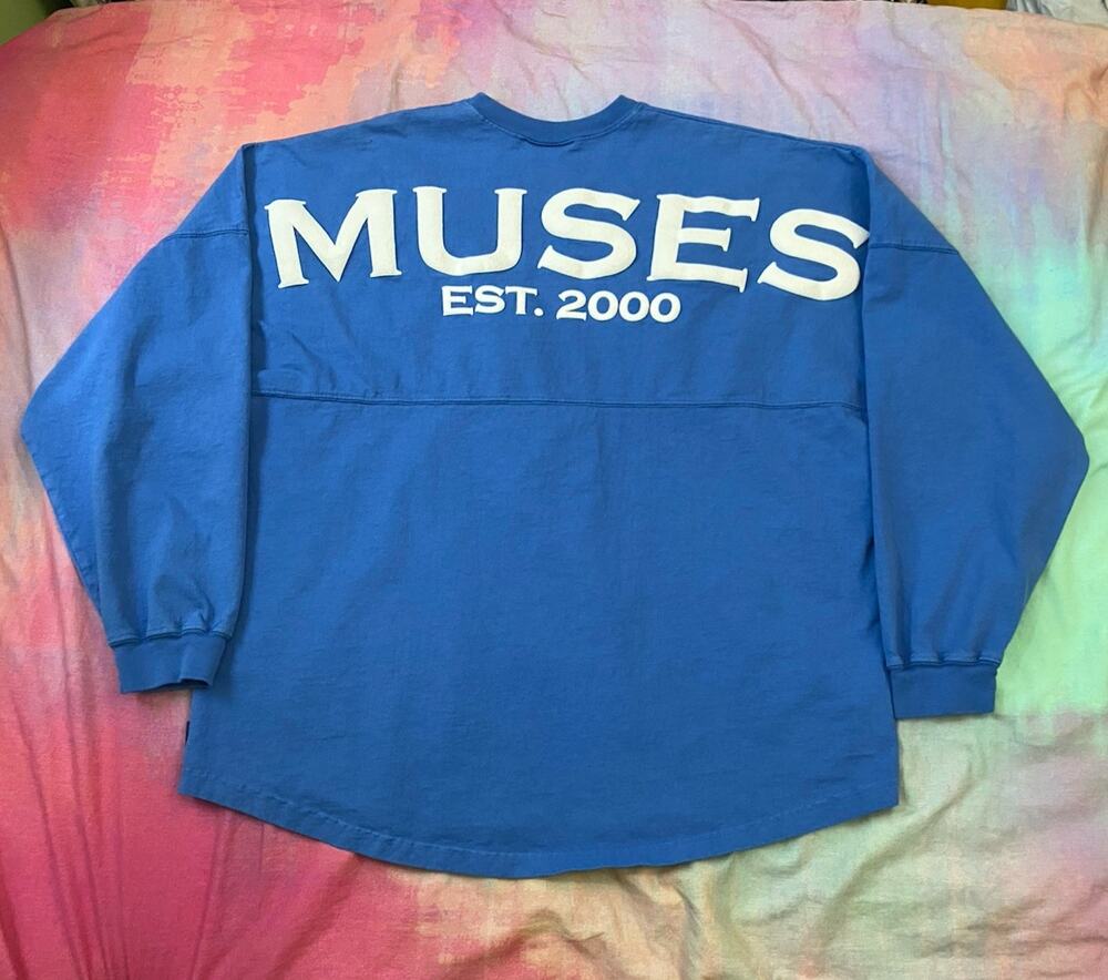 Krewe Of MUSES MARDI GRAS Parade Spirit Jersey LS T Shirt Sz XXL New Orleans